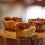 Delicious butter tarts at Arowhon Pines dessert table