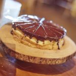 Traditional Boston Cream Pie at Arowhon dessert buffet table