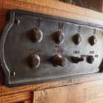 Vintage detail on timberframe elevator