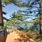 View of the Severn River from guest cabin