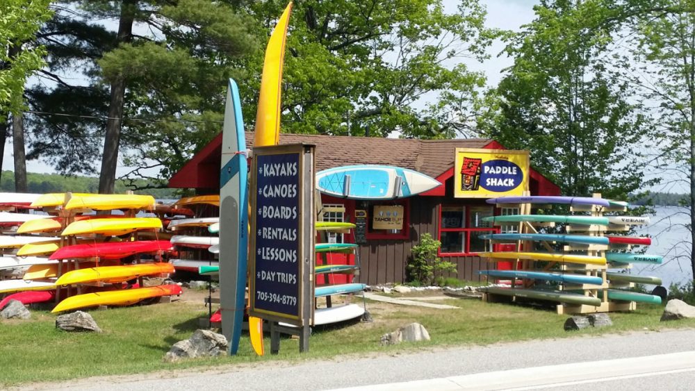 Paddle Shack on-water location at Bala